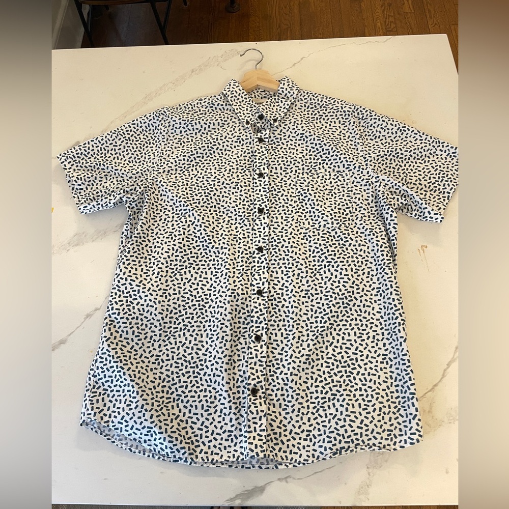 Taylor Stitch Short Sleeve Pattern Button Up Shirt